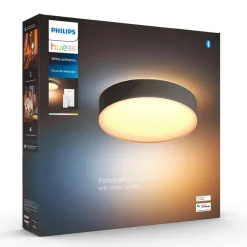 Enrave LED-loftslampe 38,1 cm sort^Philips Hue Hot