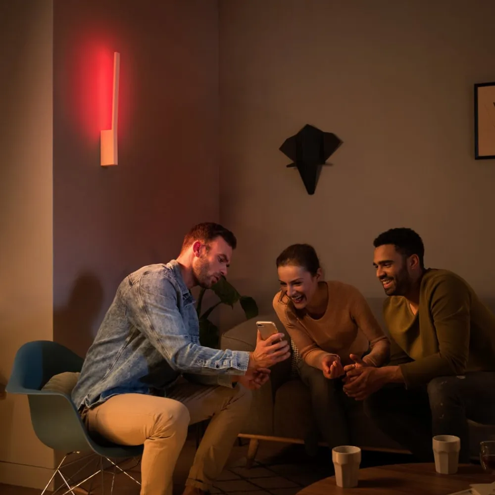 Philips Hue Liane LED-væglampe, RGBW, hvid