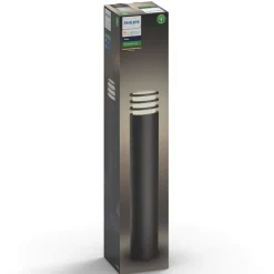 Lucca LED-gadelampe, smart, sort^Philips Hue Clearance