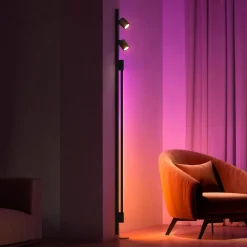 Philips Hue Arbejdsrum/Kontor|Skinnesystem>Perifo 2x Spots, Gradient Tube sort