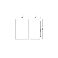 Resonate udendørs LED-væglampe, RGBW, sort^Philips Hue Online