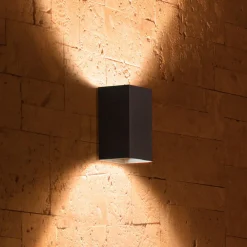 Resonate udendørs LED-væglampe, RGBW, sort^Philips Hue Online