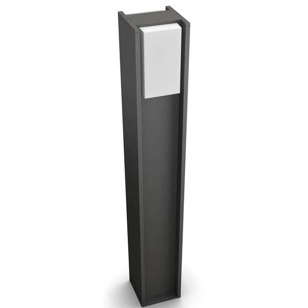 Philips Hue Turaco LED-gadelampe, grå, styret, smart