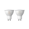 Philips Hue White & Color Ambiance LED GU10 4,2 W, 2-pak