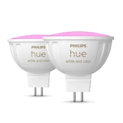 White & Colour Ambiance 6,3W GU5.3 2 stk^Philips Hue Best