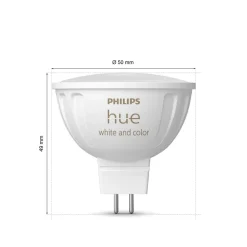 White & Colour Ambiance 6,3W GU5.3 2 stk^Philips Hue Best