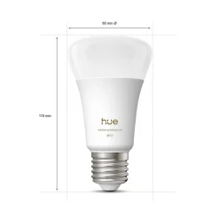 White Ambiance Smart E27 LED, 6 W 810 lm CCT 2 stk^Philips Hue Online
