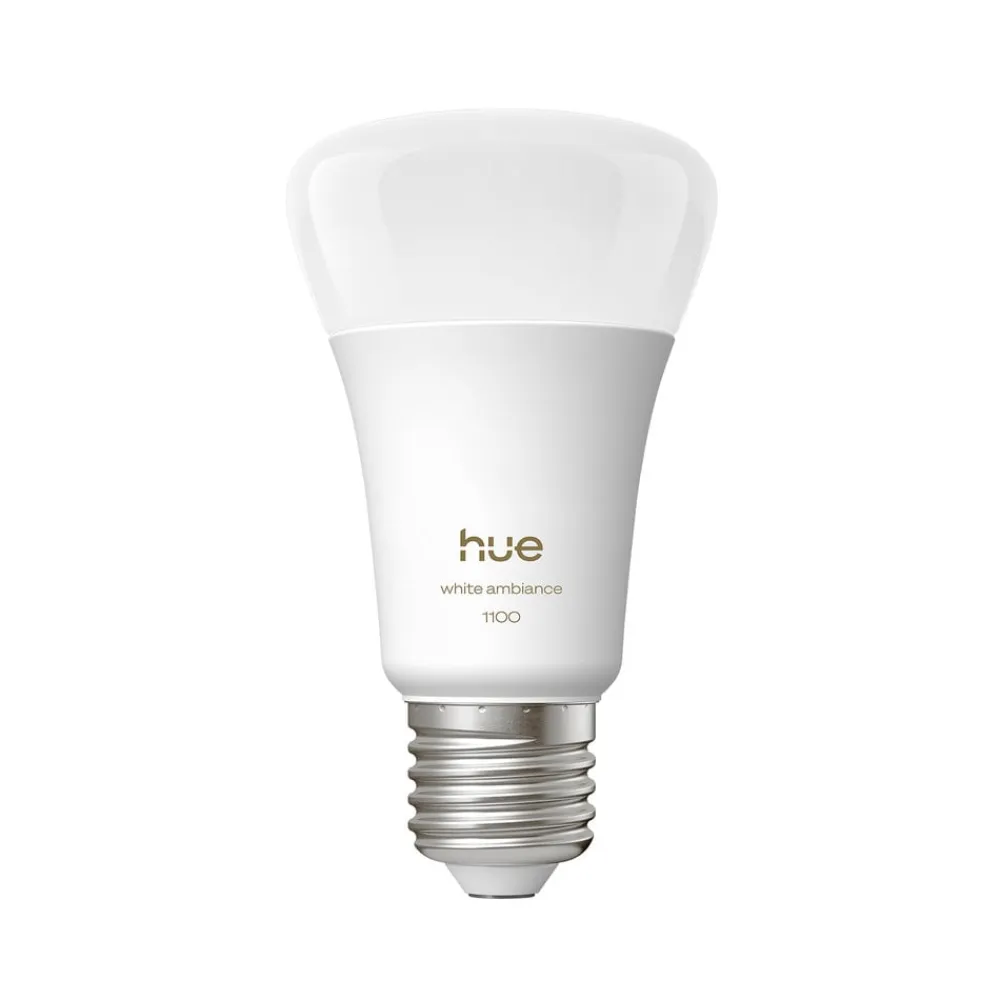 Philips Hue Dæmpbar Led-Pære|Smarte Lyskilder>White Ambiance Smart E27 LED, 8,1 W 1100 lm CCT