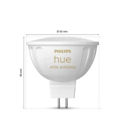 Philips Hue White Ambiance LED-pære 5,1 W GU5,3