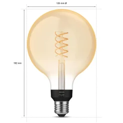 Philips Hue Dæmpbar Led-Pære|Filament Pære><noscript><img width=
