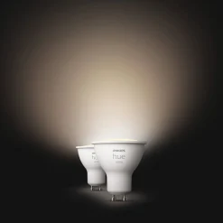 Philips Hue White LED-reflektorpære GU10 4,2 W, 2-pak