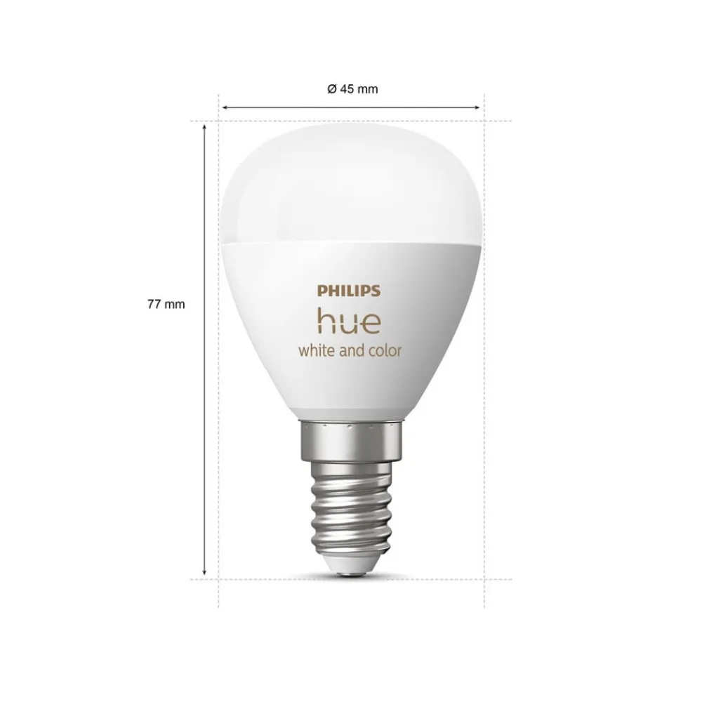 Philips Hue White&Color Ambiance E14 5,1W 2-pak