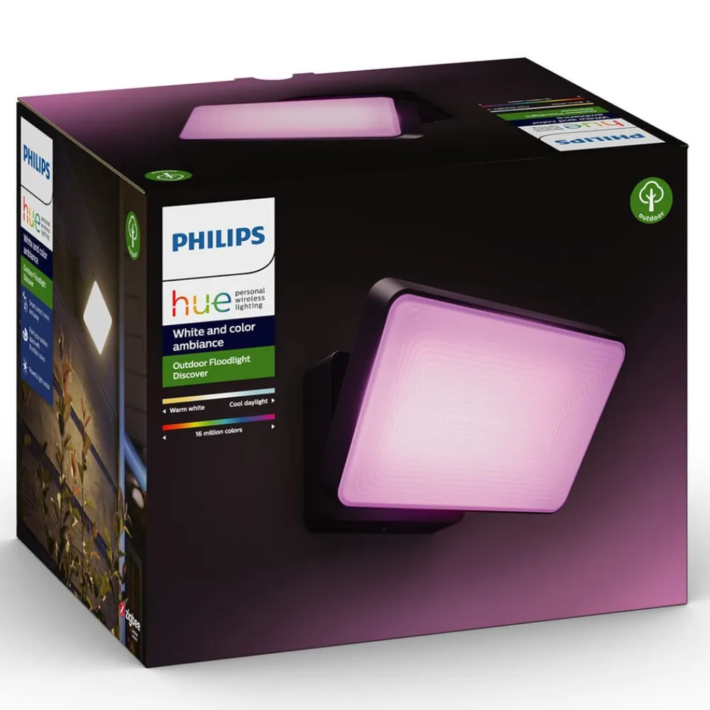 Philips Hue Udendørs Spot>White+Color Discover LED-udendørsspot