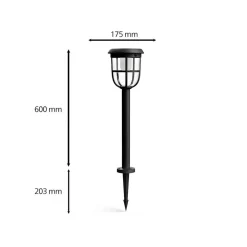 LED solstibelysning Radier^Philips Hot