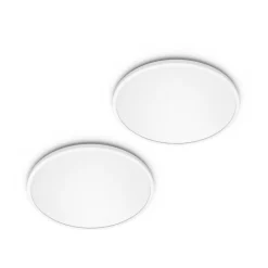 Philips Arbejdsrum/Kontor|Gang>LED SuperSlim 2-pak hvid IP44 Ø 30 cm 2.700 K