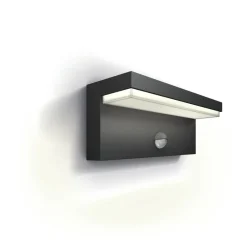 LED udendørs væglampe Bustan UE, sensor, 2.700 K^Philips Discount