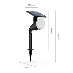 LED-lampe med jordspyd Jivix^Philips Online
