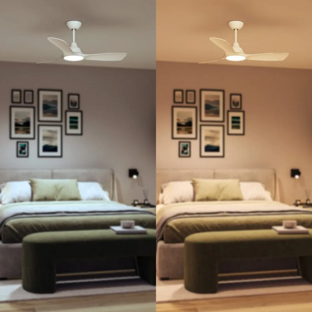 Philips Loftventilatorer>LED-loftventilator Fix Blade Ø 132 cm, hvid, støjsvag