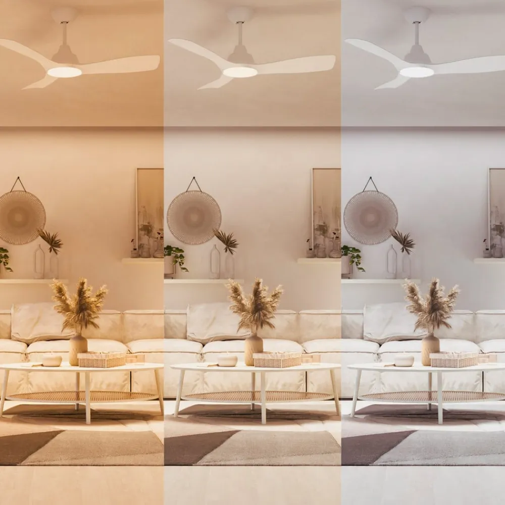 Philips Loftventilatorer>LED-loftventilator Fix Blade Ø 132 cm, hvid, støjsvag