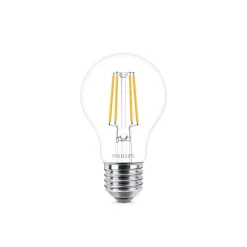 Philips LED-pære E27 4,3 W 2.700 K filament 2 stk