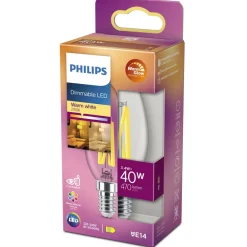 Philips Dæmpbar Led-Pære|Filament Pære><noscript><img width=