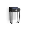 Philips Solcelle Lampe Med Sensor|Væglampe Med Sensor>LED-solcellelampe Shroud, sort/klar, sensor