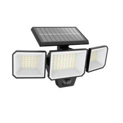 Philips LED-solcelle-væglampe Nysil, 3 lyskilder, sensor