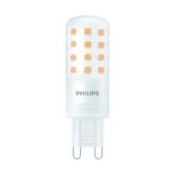LED-stiftsokkelpære, G9, 4W, mat, 480lm, 2.700K, dæmpbar^Philips Sale