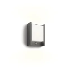 LED-væglampe Arbour UE, sensor, 2.700 K^Philips Clearance