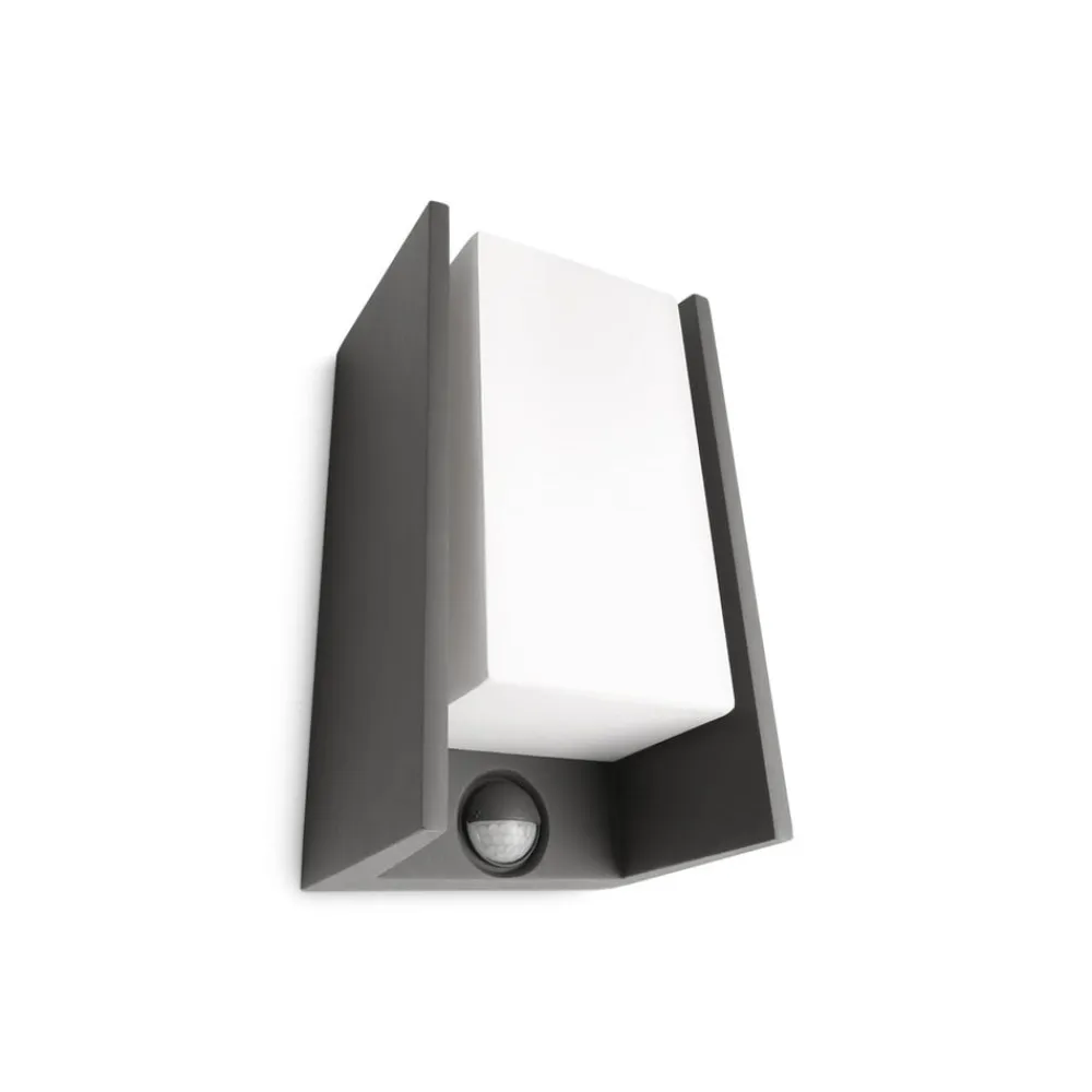 Philips Væglampe Med Sensor>myGarden Bridge væglampe antracit sensor