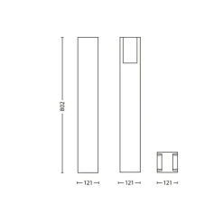 myGarden Bridge vejlampe E27 antracit^Philips Best