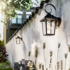 Philips myGarden Buzzard udendørs væglampe sort