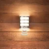 Python udendørs LED-væglampe med sensor, stål^Philips New
