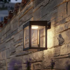 solcelle-sensorlampe Camill sort/klar 14 x 14 cm^Philips Online