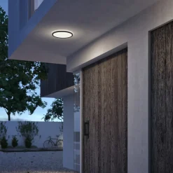 Philips SuperSlim LED IP54 Ø 25cm 4.000K sort