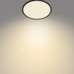 SuperSlim LED-loftlampe, IP44, Ø 29,5 cm, sort^Philips Sale