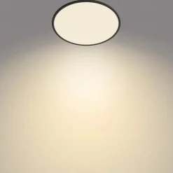Philips SuperSlim loftlampe 2.700K Ø42cm sort