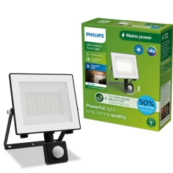 udendørs LED-spot Lois UE Sensor, 14 W, 3.000 K IP65^Philips Sale