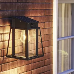 Philips udendørs LED-væglampe Lysin UE, sensor, IP44