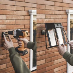 Philips udendørs LED-væglampe Lysin UE, sensor, IP44