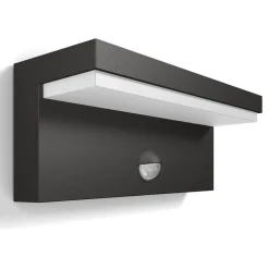 udendørs LED-væglampe Bustan Sensor 2.700 K^Philips Online