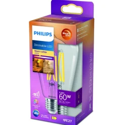 Philips Dæmpbar Led-Pære|Filament Pære><noscript><img width=