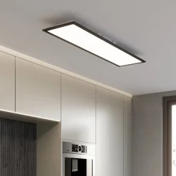 Briloner Piatto LED-panel CCT fjernbetjening 100x25 sort