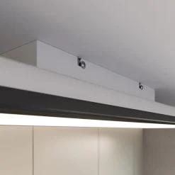 Briloner Piatto LED-panel CCT fjernbetjening 100x25 sort