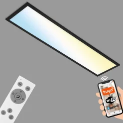 Piatto S WiFi LED-loftlampe Bluetooth CCT fjernb.^Briloner Discount