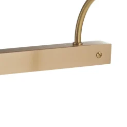 Knapstein PICTURE lang gallerilampe mat messing