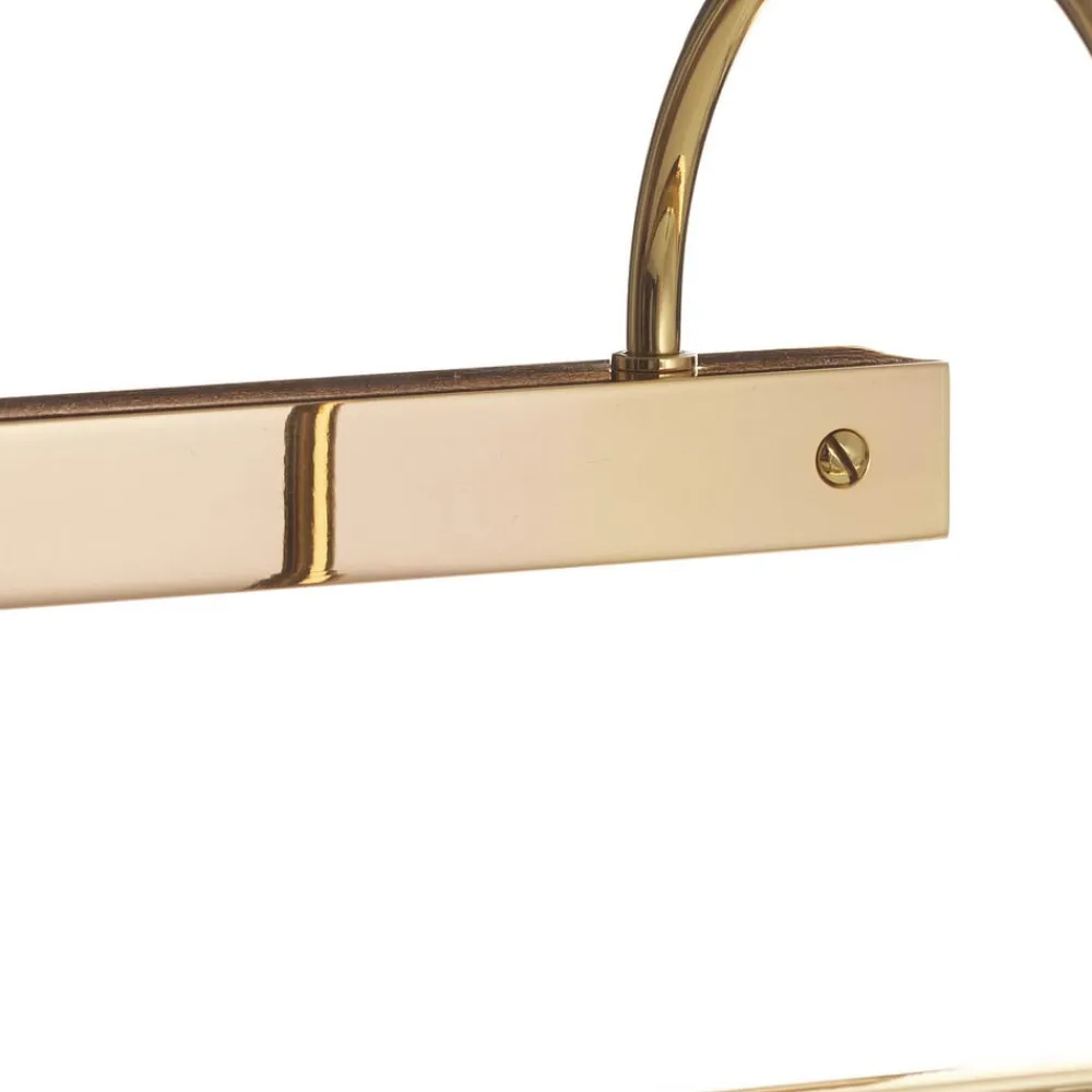 Knapstein PICTURE lang gallerilampe poleret messing