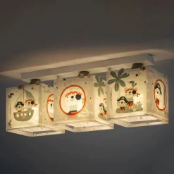 Pirates-loftslampe med tre lys til børneværelset^Dalber Sale