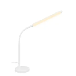 Briloner Arbejdsrum/Kontor|Bordlamper>Pivaz LED-bordlampe, touch-dæmper, hvid