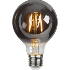 STAR TRADING Filament Pære|Led Pærer>Plain Smoke E27 G80 LED-pære 1,8 W, 2.100 K 80 lm